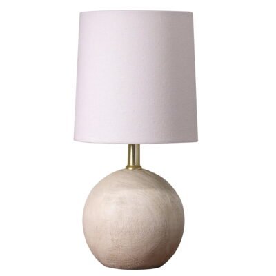 Mini Ball Base Table Lamp, 12.75